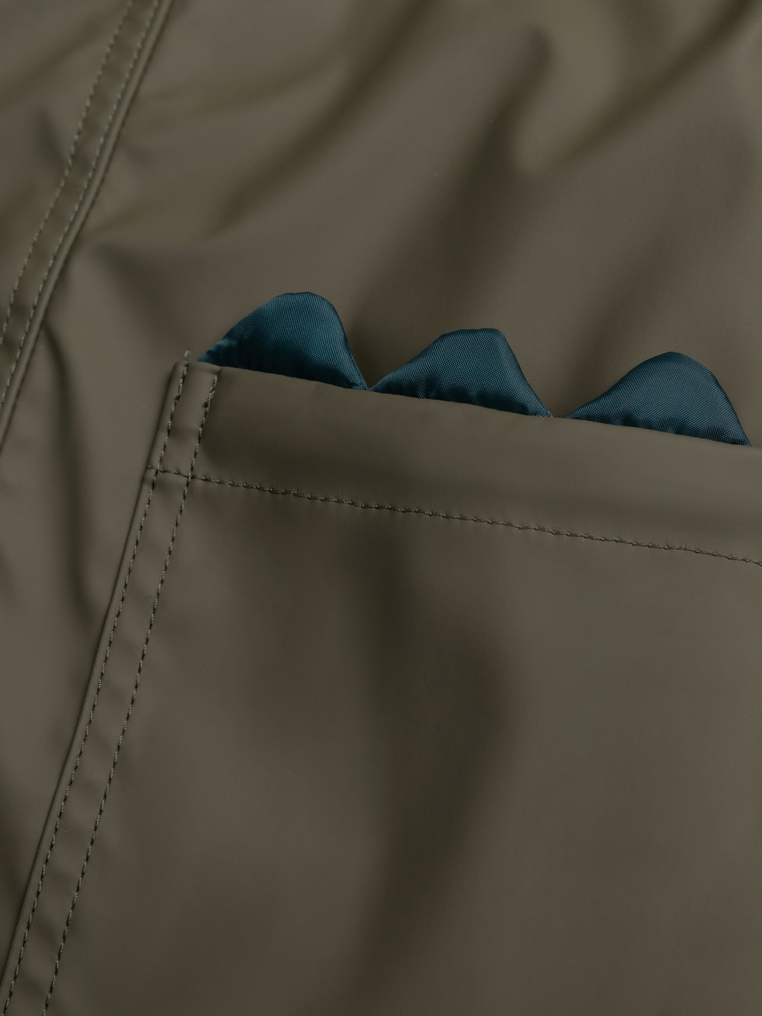 Imperméable classique vert