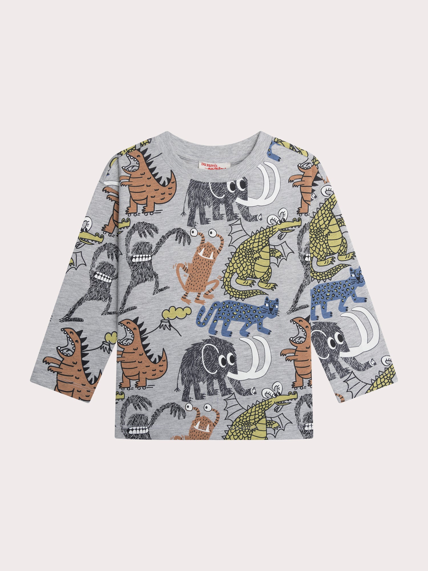 Tee Shirt Manches Longues Gris