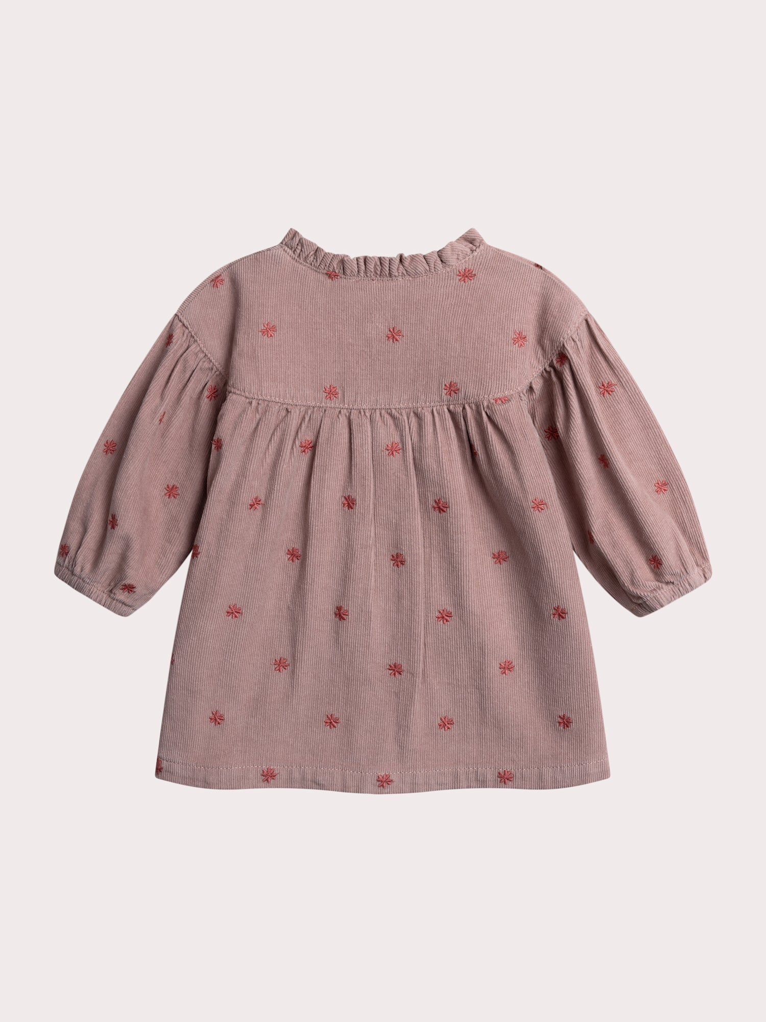 Robe cotelé pour bébé fille
