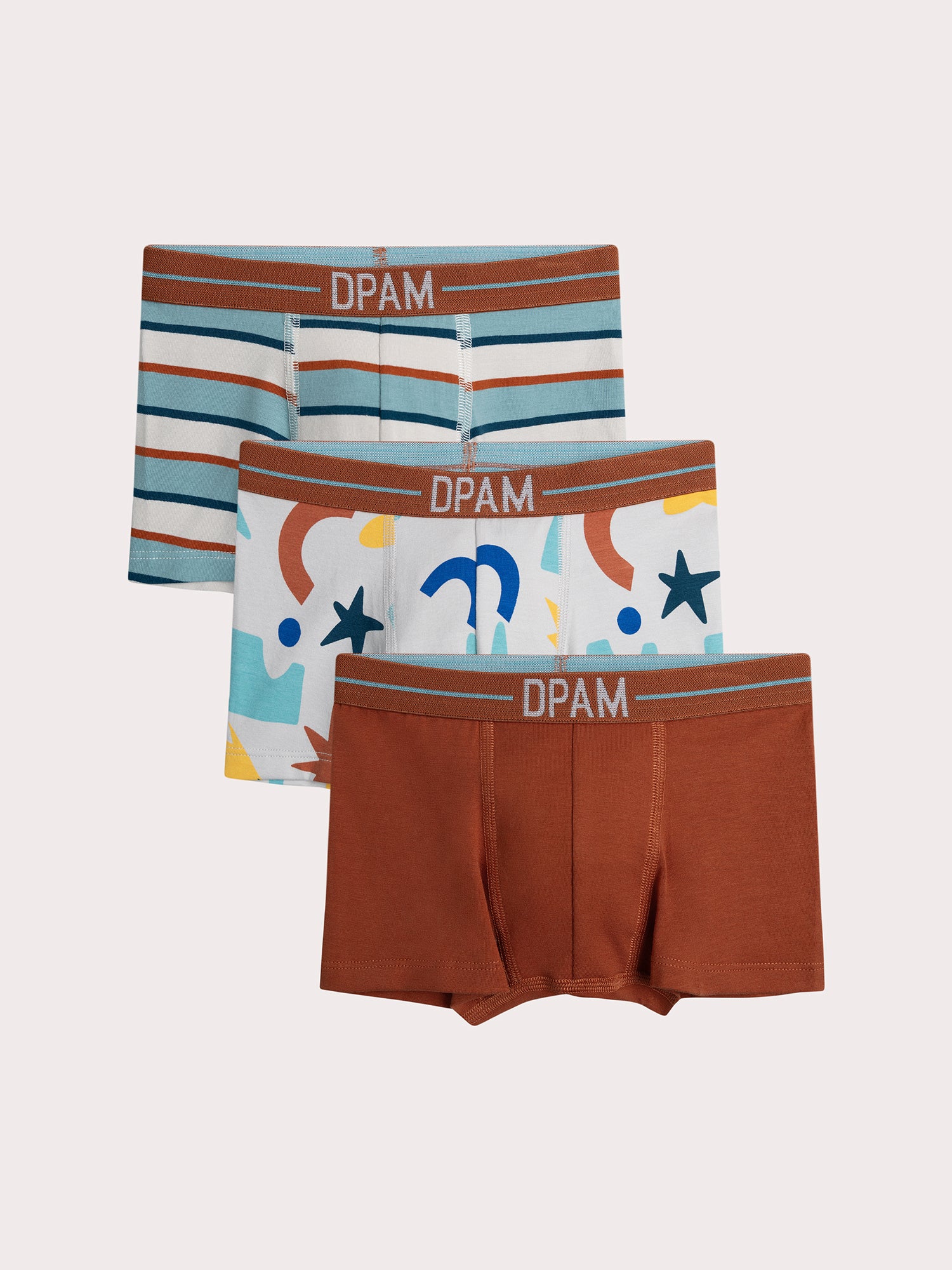Lot de 3 boxers fantaisie pour enfant garçon