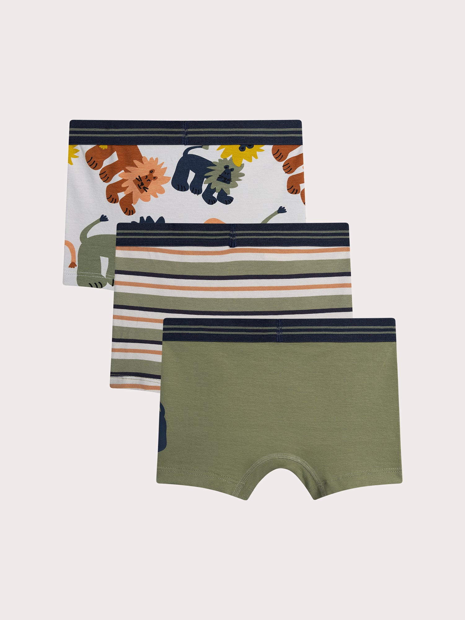 Lot de 3 boxers lion pour enfant garçon