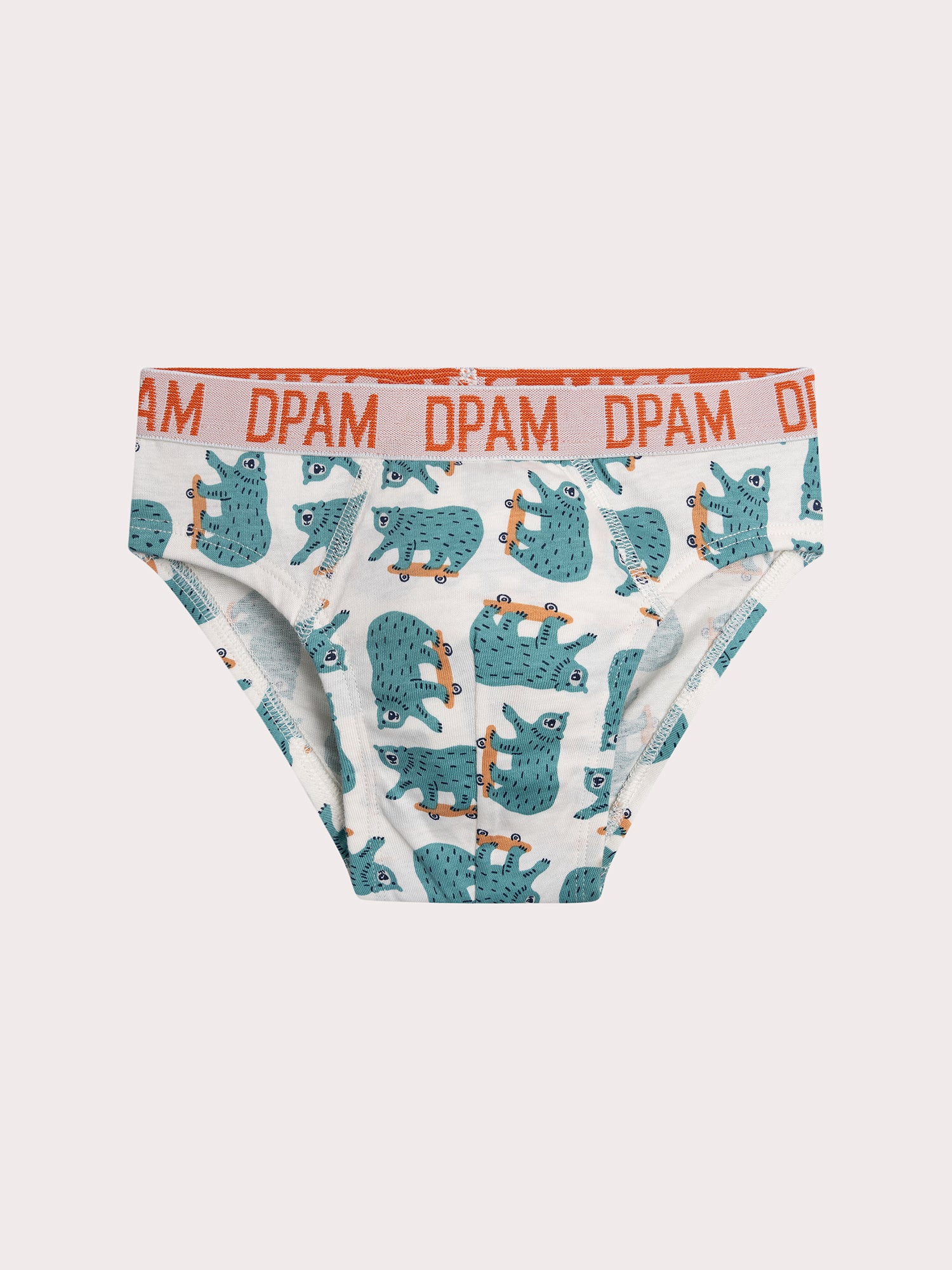 Lot de 5 slips animaux pour enfant garçon