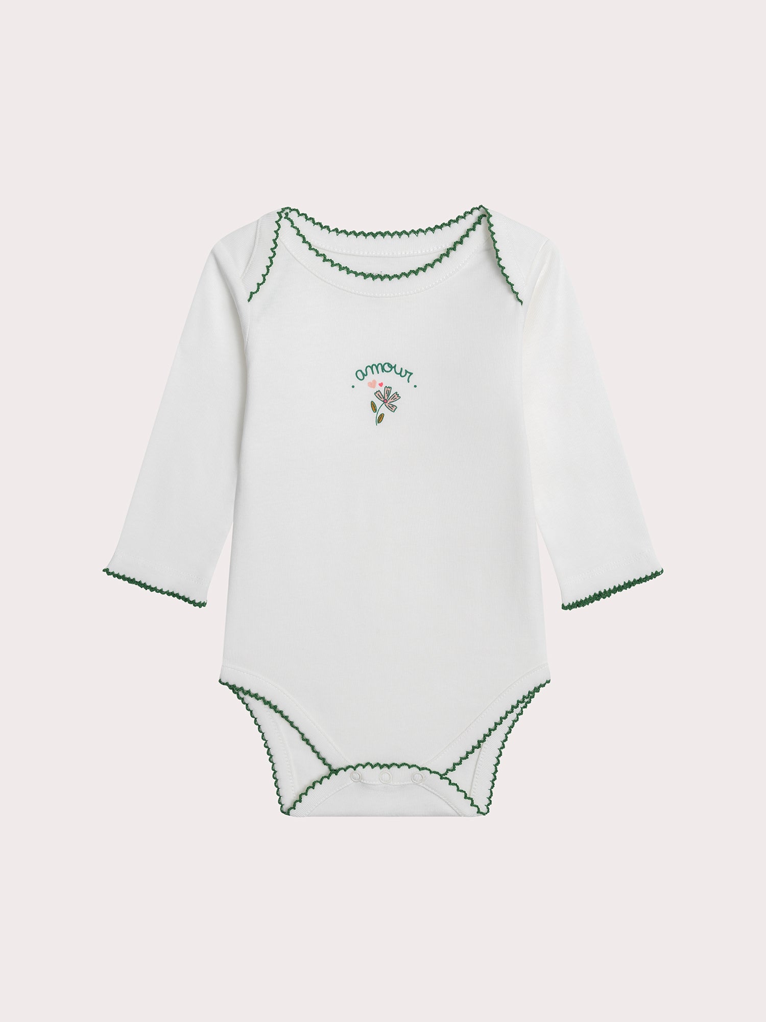 Lot de 2 bodys fleurs pour bébé fille