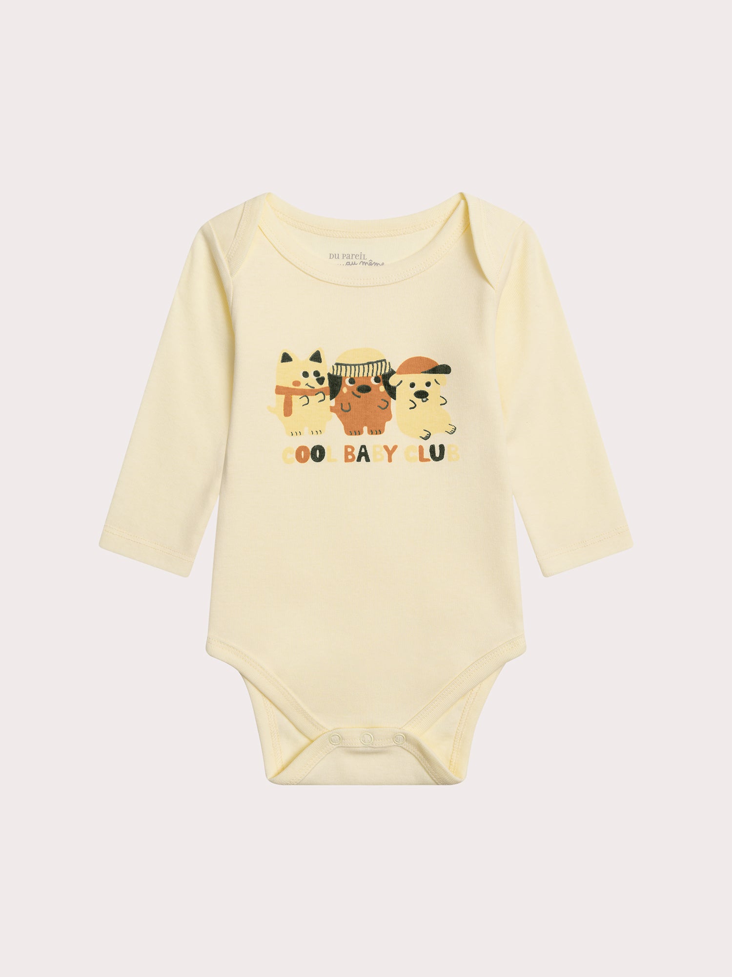 Lot de deux bodys joyeux pour bébé garçon