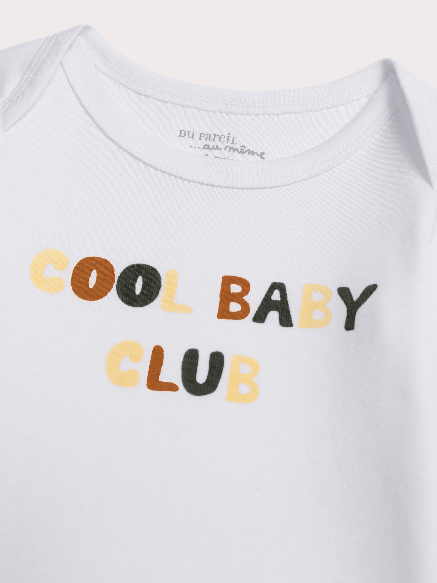 Lot de deux bodys joyeux pour bébé garçon