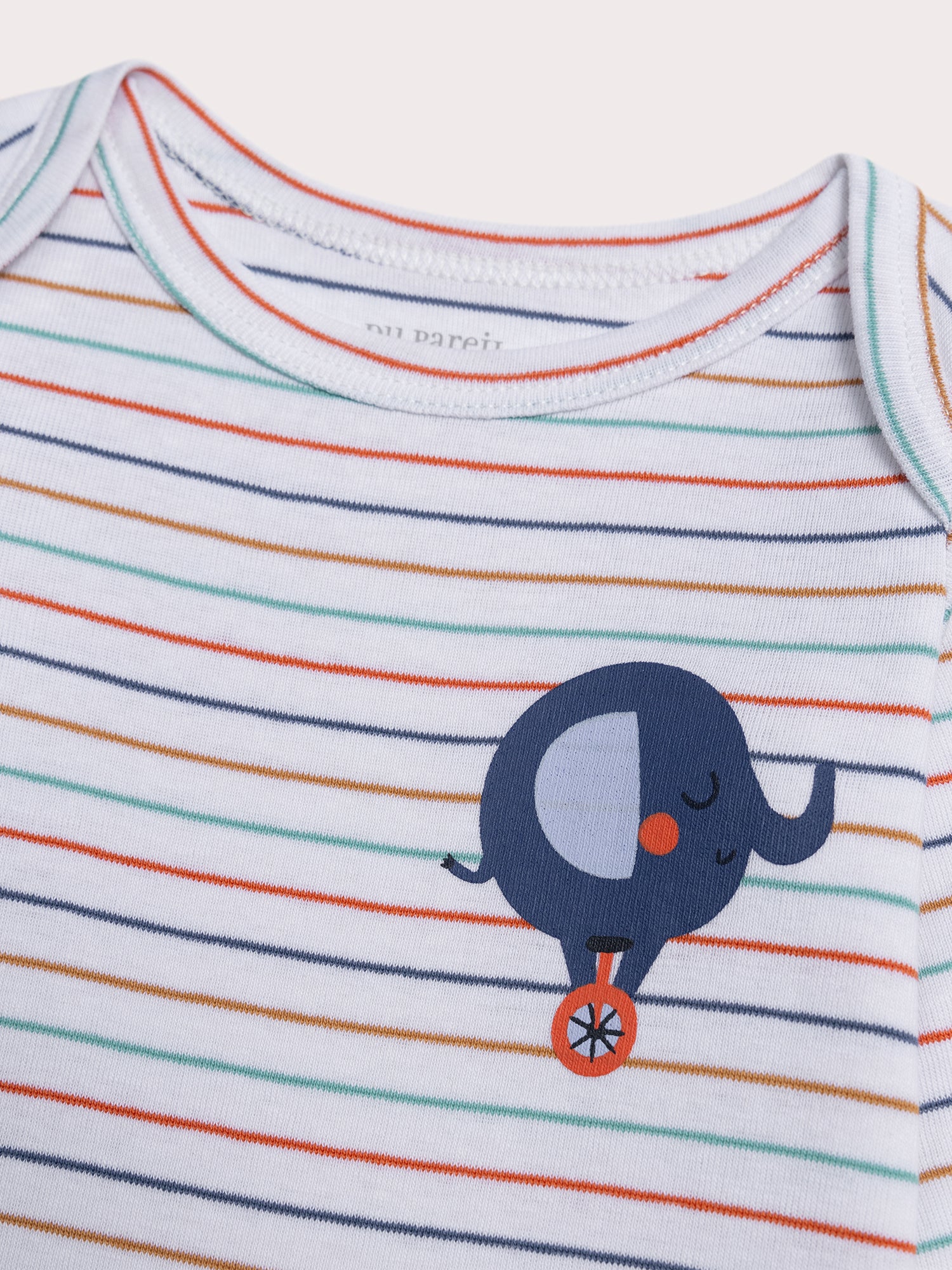 Lot de deux bodys cirque pour bébé garçon